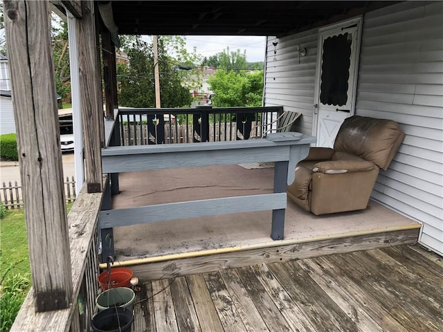 1 S Main St, Fairchance, PA 15437 - view of wooden deck