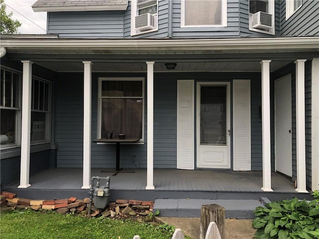 1 S Main St, Fairchance, PA 15437 - entrance to property with a porch and cooling unit