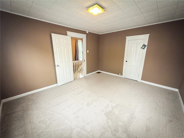 126 W Boyd Ave, City Of But Se, PA 16001 - empty room featuring carpet, baseboards, and ornamental molding