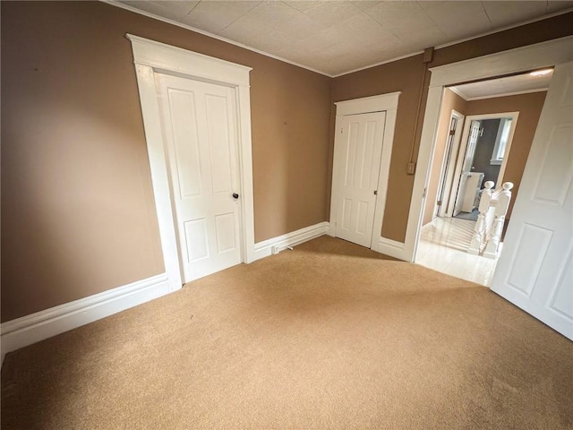 126 W Boyd Ave, City Of But Se, PA 16001 - unfurnished bedroom featuring carpet, ornamental molding, and baseboards