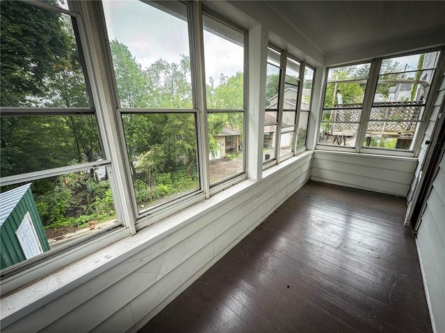 126 W Boyd Ave, City Of But Se, PA 16001 - unfurnished sunroom featuring hardwood / wood-style flooring