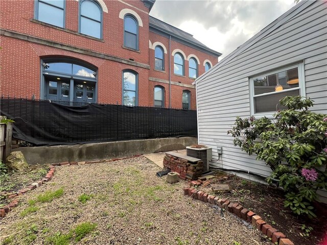 167 S 15th St, South Side, PA 15203 - view of yard with central AC unit
