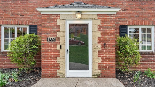 4720 Rolling Hills Rd, Whitehall, PA 15236 - property entrance featuring brick siding
