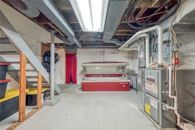 216 Siebert, Ross Twp, PA 15237 - unfinished below grade area with stairway