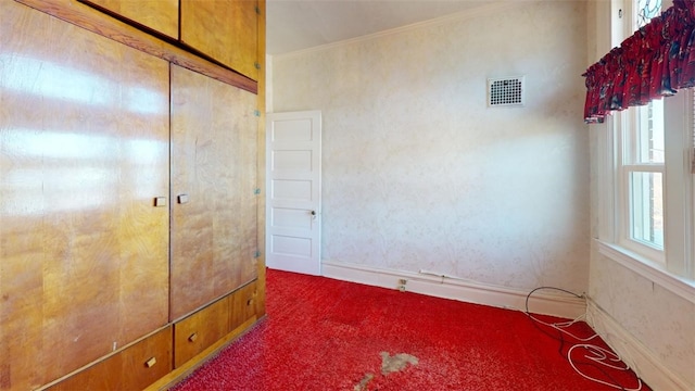 2120 Delaware Ave, Swissvale, PA 15218 - unfurnished bedroom with carpet and crown molding