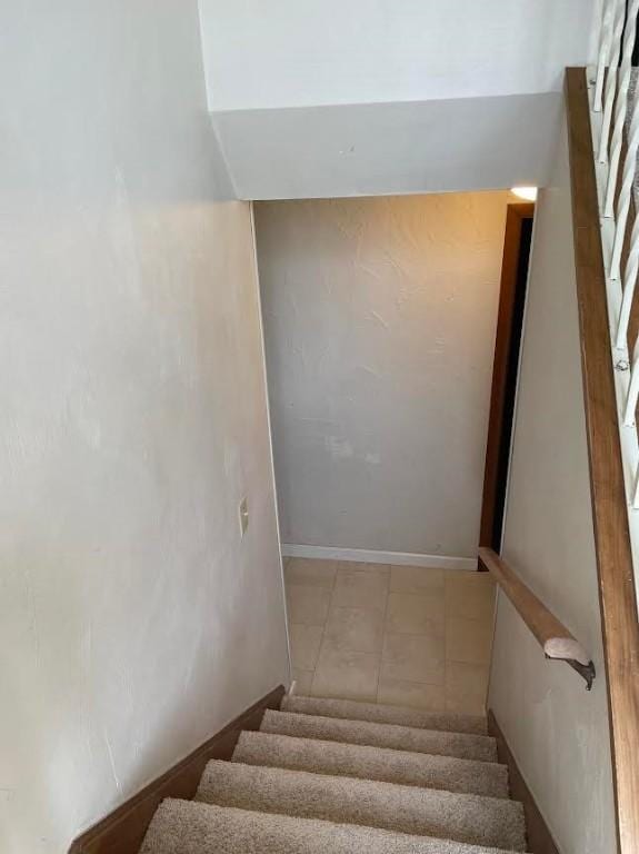 241 Willow Dr, Monroeville, PA 15146 - staircase featuring tile patterned floors