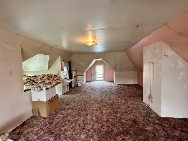 453 N W St, Waynsbrg/Frankln Twp, PA 15370 - bonus room with carpet flooring and lofted ceiling