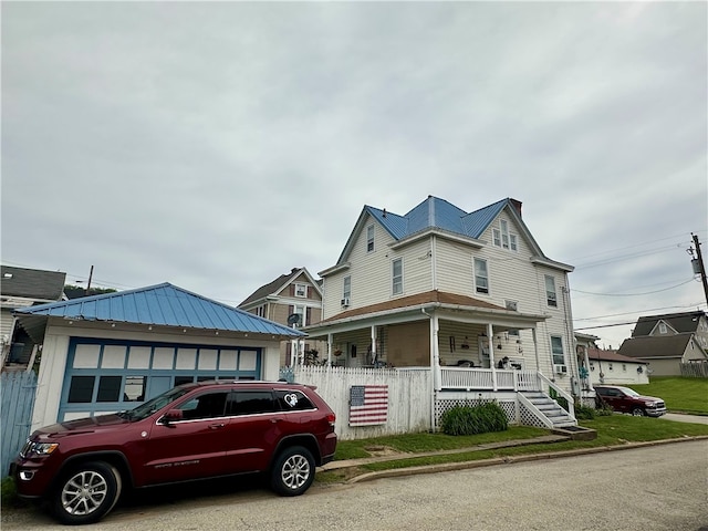 453 N W St, Waynsbrg/Frankln Twp, PA 15370 - view of front of house with a porch
