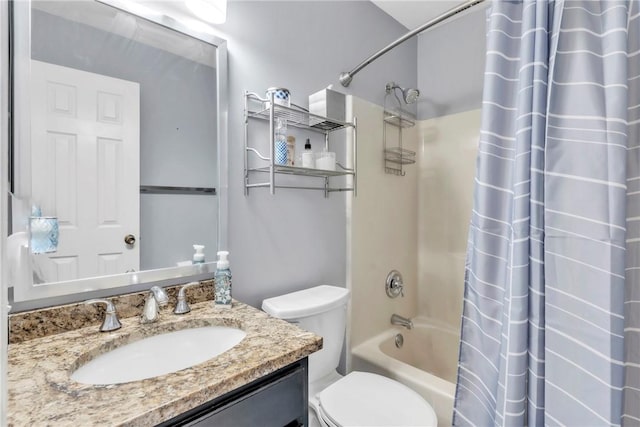 319 Hummingbird Cir, Cranberry Twp, PA 16066 - bathroom with toilet, shower / tub combo, and vanity