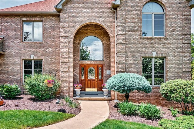 133 Ridgemont Dr, Cranberry Twp, PA 16066 - view of exterior entry with brick siding