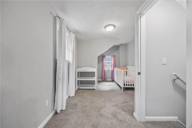 48 Glenmore Ave, West View, PA 15229 - bedroom featuring carpet floors, baseboards, and a textured ceiling