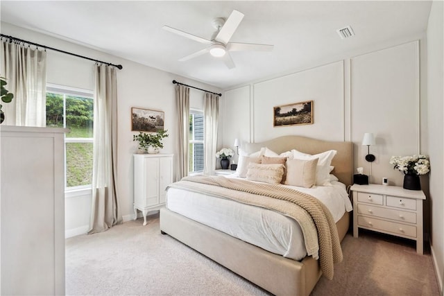 436 Greenwood Dr, North Strabane, PA 15317 - carpeted bedroom featuring a ceiling fan and baseboards