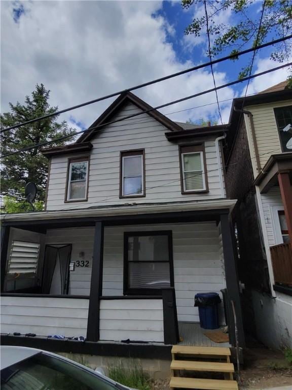 332 Hammond St, Sheraden, PA 15204 - view of front of property featuring a porch