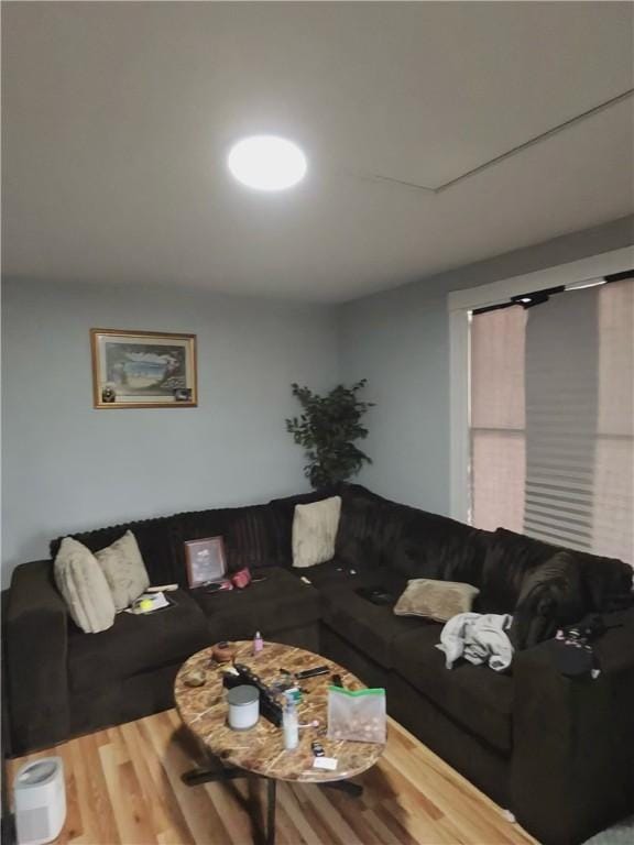 332 Hammond St, Sheraden, PA 15204 - living room featuring wood finished floors