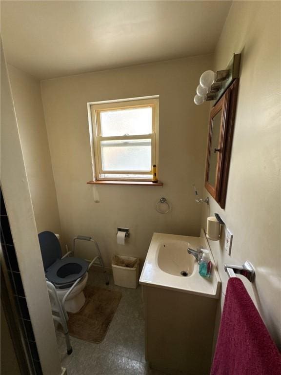 2709 Leland St, Perry Hilltop, PA 15214 - bathroom featuring toilet and vanity