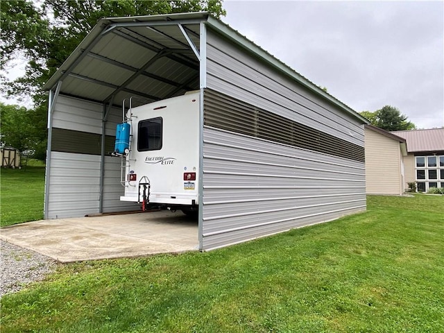 3 Kilbourne Rd, West Salem Twp, PA 16125 - view of outbuilding with a detached carport and driveway