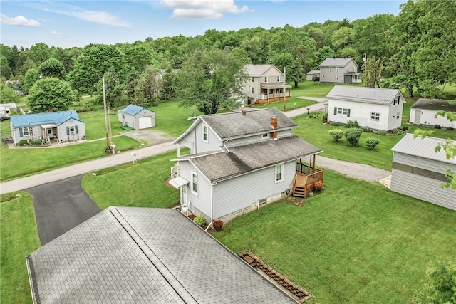 3 Kilbourne Rd, West Salem Twp, PA 16125 - aerial view of residential area featuring a heavily wooded area