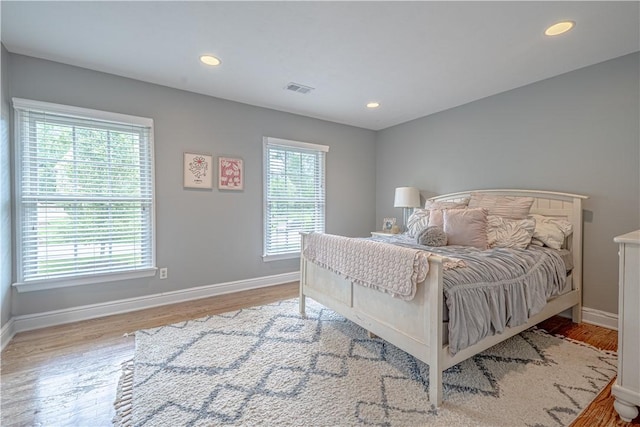 102 Maple Gln, Peters Twp, PA 15367 - bedroom with wood finished floors, baseboards, and recessed lighting