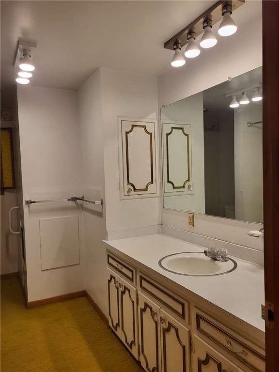 118 Wide View Ter, Unity Twp, PA 15650 - bathroom with vanity and baseboards