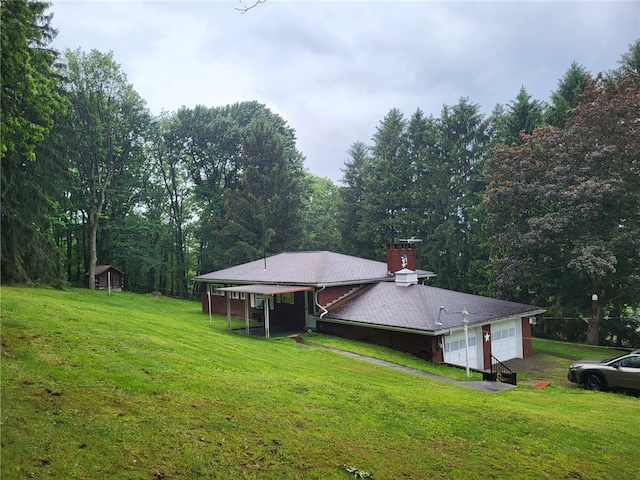 118 Wide View Ter, Unity Twp, PA 15650 - view of grassy yard featuring a garage