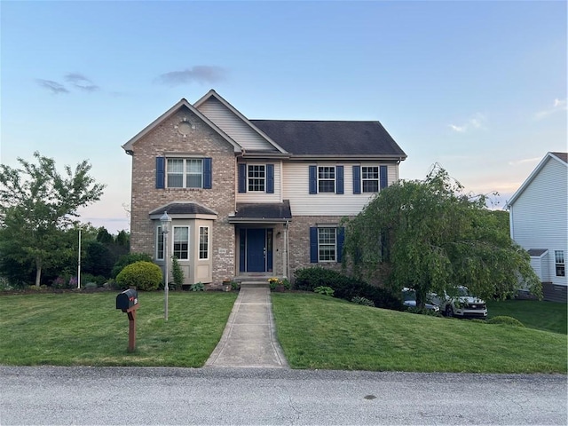 1016 Noble Pine Ct, Penn Twp Wml, PA 15085 - view of front of property with a front yard and brick siding