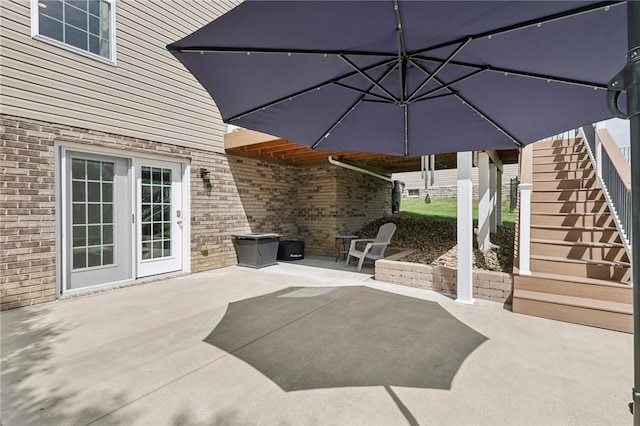 215 Old Hickory Rd, Jackson Twp But, PA 16063 - view of patio with stairway