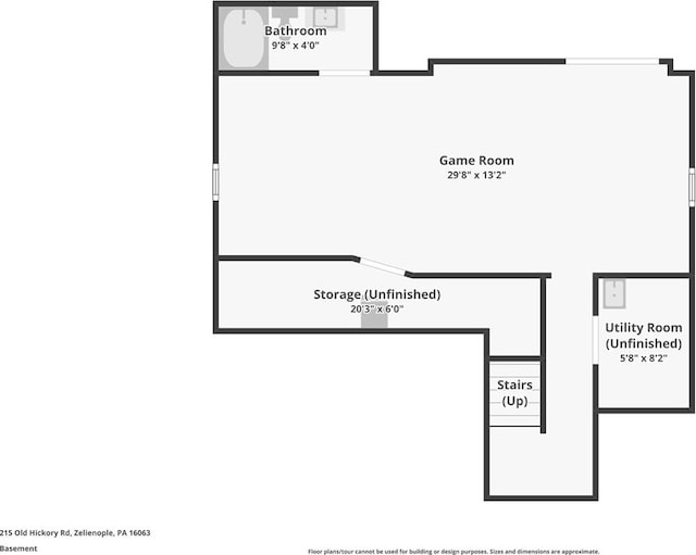 215 Old Hickory Rd, Jackson Twp But, PA 16063 - property floor plan