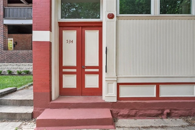 534 Trenton Ave, Regent Square, PA 15221 - entrance to property featuring brick siding and french doors