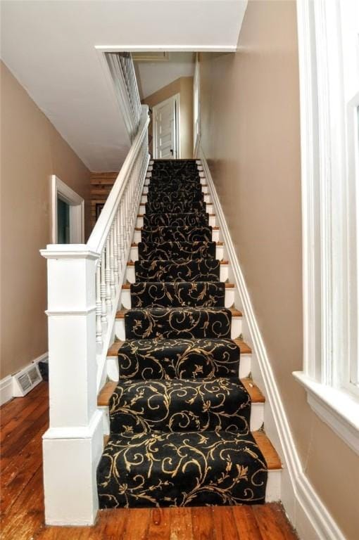 222 Orchard Ave, Canonsburg, PA 15317 - staircase featuring wood finished floors