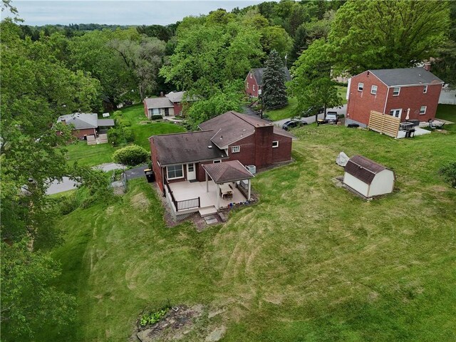 5849 Wilson Dr, Bethel Park, PA 15102 - view from above of property featuring a forest