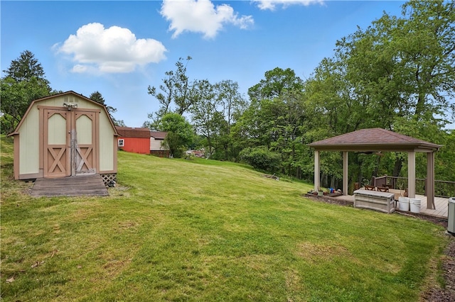 5849 Wilson Dr, Bethel Park, PA 15102 - view of green lawn featuring a gazebo