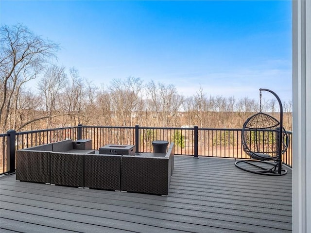 127 Red Horse Dr, Buffalo Twp, PA 16055 - wooden deck featuring outdoor lounge area