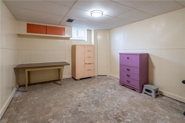 600 Margaret St, Mount Oliver, PA 15210 - basement with a drop ceiling