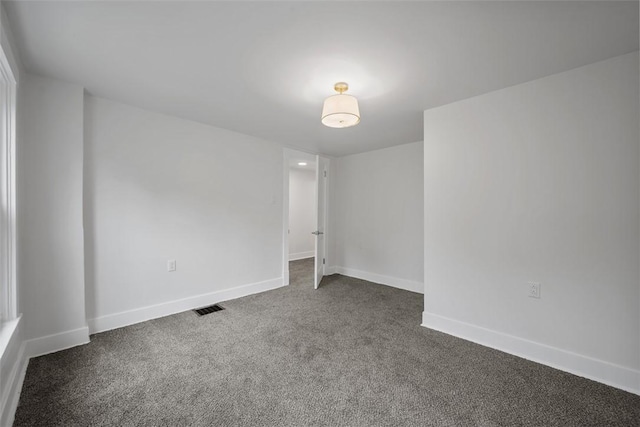230 Linnview Ave, Carrick, PA 15210 - empty room featuring dark carpet and baseboards
