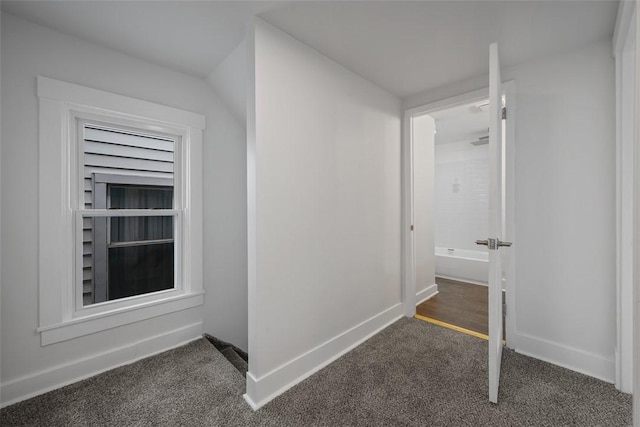 230 Linnview Ave, Carrick, PA 15210 - corridor with dark colored carpet and baseboards