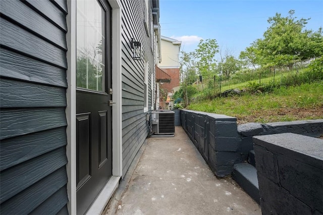 230 Linnview Ave, Carrick, PA 15210 - view of patio / terrace featuring central AC unit