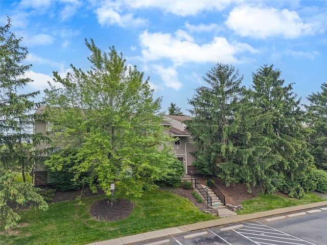 27623 Evergreen Run, North Fayette, PA 15126 - view of front of home with uncovered parking and stairs