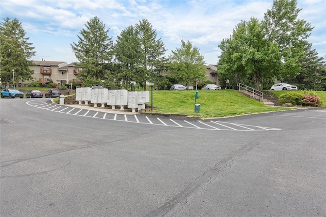 27711 Evergreen Run, North Fayette, PA 15126 - uncovered parking lot featuring mail area
