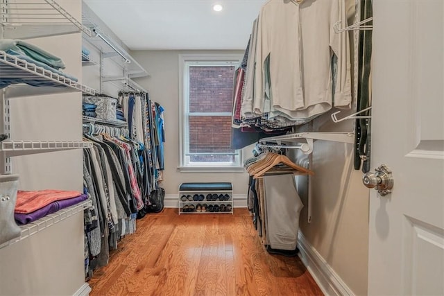 810 S Braddock Ave, Regent Square, PA 15221 - walk in closet with wood finished floors