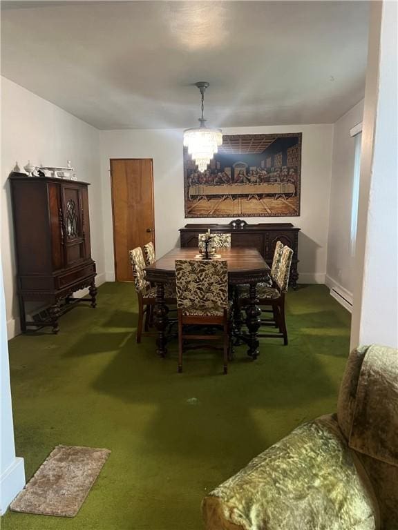 1929 Alcoa Dr, Arnold, PA 15068 - carpeted dining space with baseboards