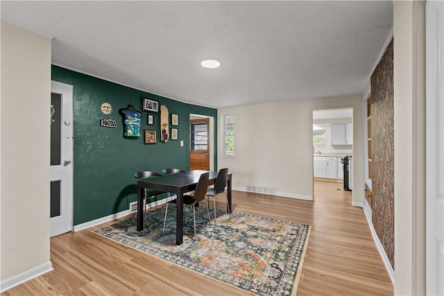 115 Frederick St, Mount Oliver, PA 15210 - dining space featuring wood finished floors and baseboards