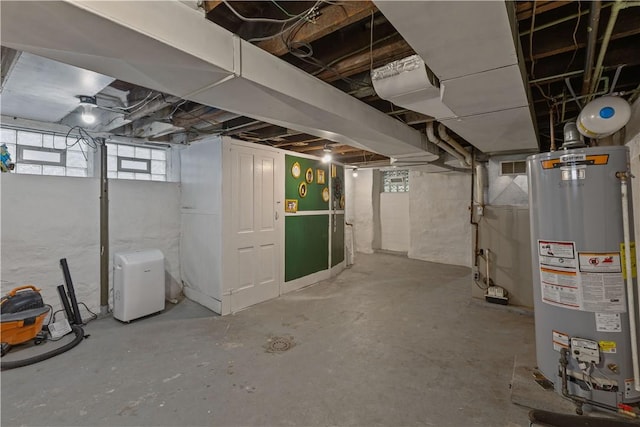 115 Frederick St, Mount Oliver, PA 15210 - basement with gas water heater