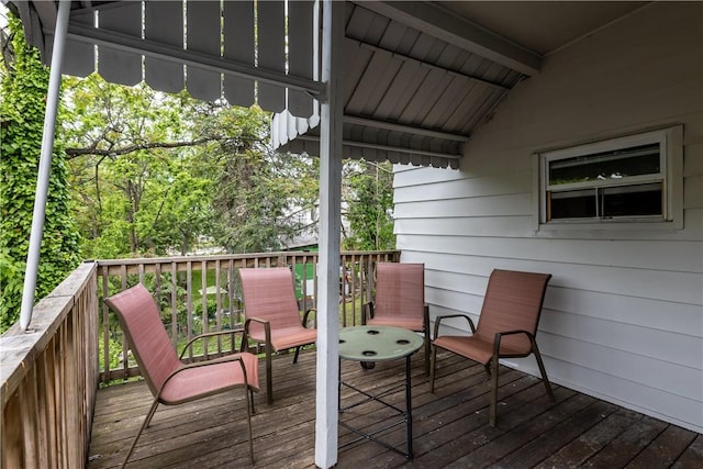 115 Frederick St, Mount Oliver, PA 15210 - view of wooden deck