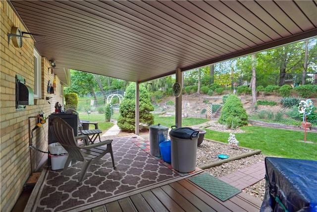 441 Wyndhurst Dr, Moon/Crescent Twp, PA 15108 - wooden terrace with a patio area