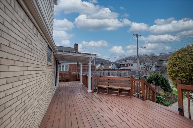 62 Spring St, Etna, PA 15223 - wooden terrace with a fenced backyard
