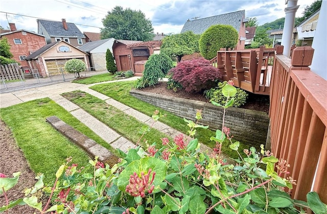 62 Spring St, Etna, PA 15223 - view of yard with a residential view and a deck