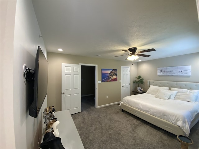 173 Rylie Dr, Lehigh Twp, PA 16037 - carpeted bedroom featuring recessed lighting and ceiling fan