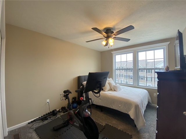 173 Rylie Dr, Lehigh Twp, PA 16037 - carpeted bedroom featuring baseboards and a ceiling fan