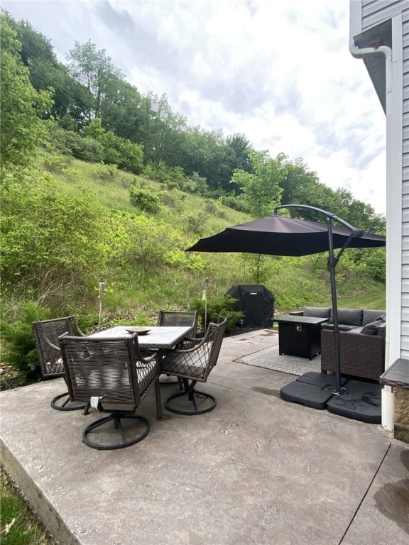 173 Rylie Dr, Lehigh Twp, PA 16037 - view of patio / terrace featuring outdoor dining space and an outdoor living space