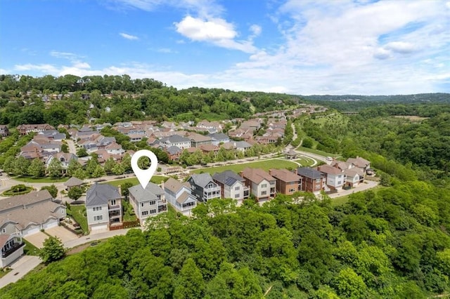 1690 Shelburne Ln, Squirrel Hill, PA 15217 - aerial view of residential area with a forest